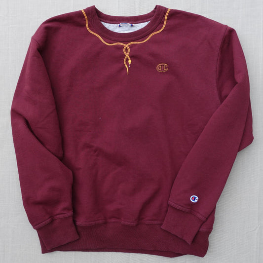 Burgundy Snake Crewneck