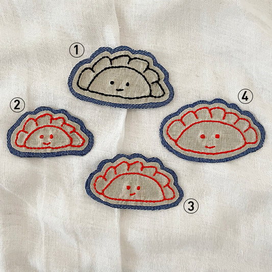 Dumpling Iron-On Patches