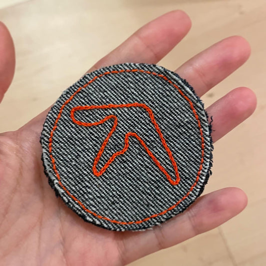 xSOLDx Aphex Twin Logo, Recycled Denim Patch